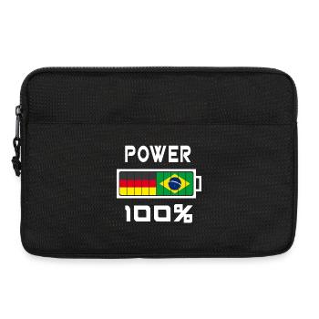 Allemagne et Brésil Power 100% - Sacoche pour ordinateur portable 13 pouces - noir - Devant