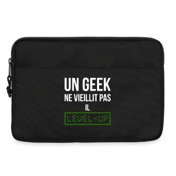 Geek Level (vert) - Sacoche pour ordinateur portable 13 pouces - noir - Devant