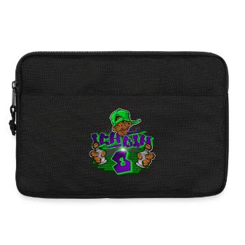 8. Geburtstag graffiti - Laptoptasche 13" - Schwarz - Vorne