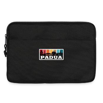 Padua Italien Reise Souvenir Skyline Silhouette Ita - Laptoptasche 13" - Schwarz - Vorne