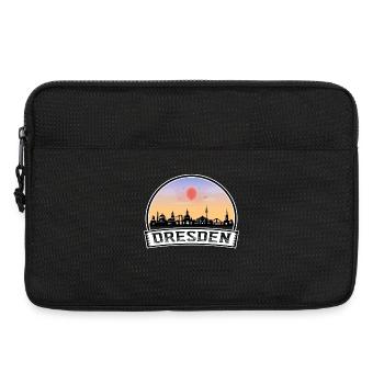 Dresde Allemagne Skyline Vintage Sunset Voyage Souv - Sacoche pour ordinateur portable 13 pouces - noir - Devant