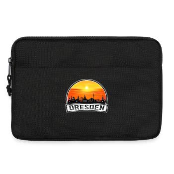 Dresde Allemagne Skyline Vintage Sunset Voyage Souv - Sacoche pour ordinateur portable 13 pouces - noir - Devant