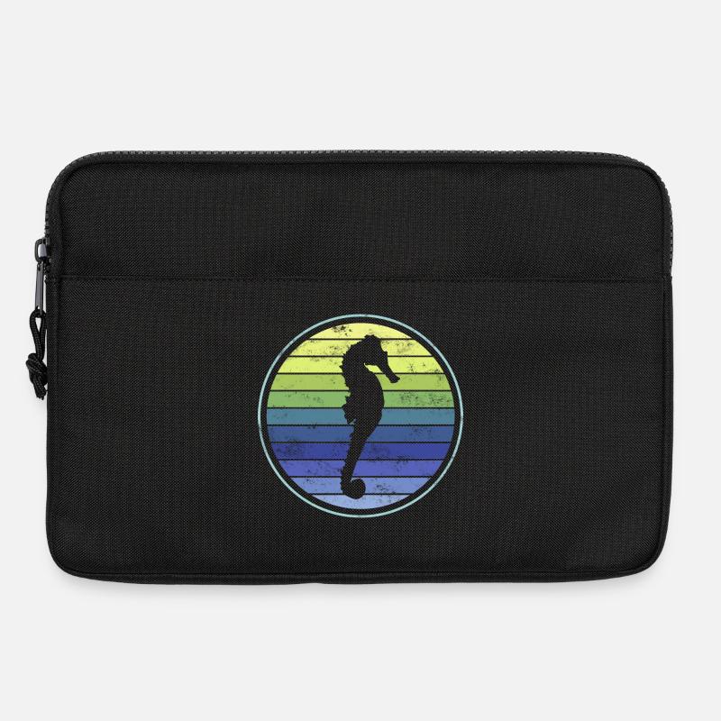 Seepferd Seepferdchen - Laptoptasche 13" - Schwarz