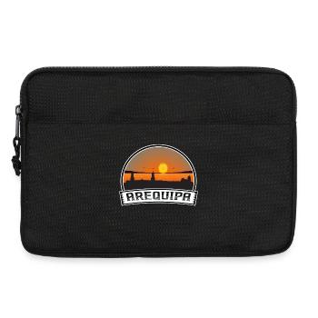 Arequipa Peru Skyline Vintage Sunset Travel Souven - Laptop bag 13" - black - Front