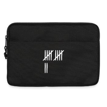 12 ans liste-traits 12 ans - Sacoche pour ordinateur portable 13 pouces - noir - Devant
