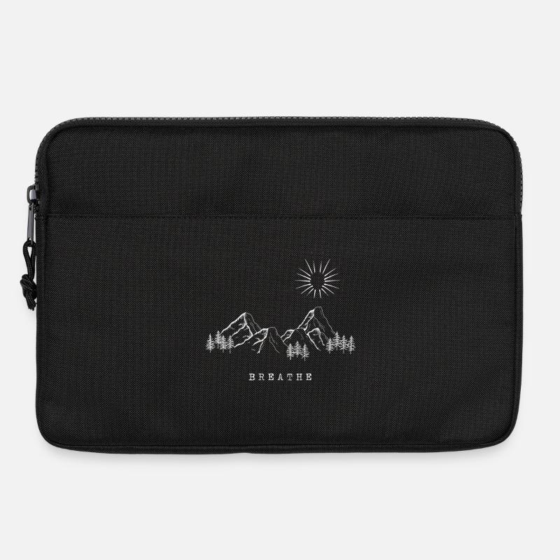 Berglandschaft - Mointain Landscape - Laptoptasche 13" - Schwarz