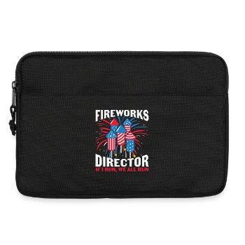 Fireworks Director If I Run You Run - Laptoptasche 13" - Schwarz - Vorne