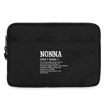 Nonna Defination Muttertag - Laptoptasche 13" - Schwarz - Vorne