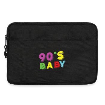Nostalgie des costumes de bébé des années 90 des années 90 - Sacoche pour ordinateur portable 13 pouces - noir - Devant