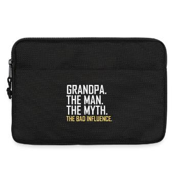 Opa Mann Mythos Der schlechte Einfluss - Laptoptasche 13" - Schwarz - Vorne