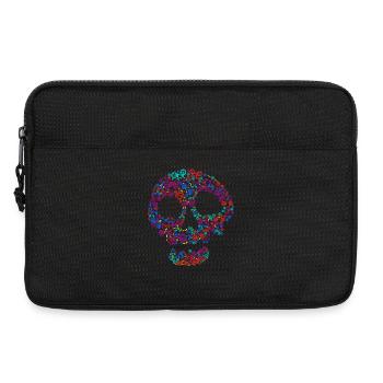 Fahrradfahren Fahrrad Totenkopf - Laptoptasche 13" - Schwarz - Vorne