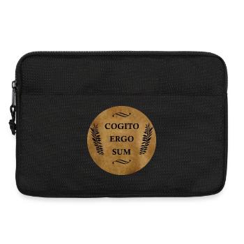 Cogito Ergo Sum - Sacoche pour ordinateur portable 13 pouces - noir - Devant