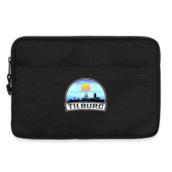 Tilburg Pays-Bas Skyline Vintage Sunset Travel - Sacoche pour ordinateur portable 13 pouces - noir - Devant