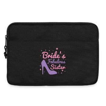 Bride’s Fabulous Sister - Laptop bag 13" - black - Front