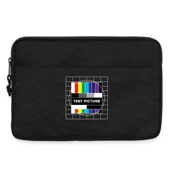 Analog Retro Old School - Laptoptasche 13" - Schwarz - Vorne