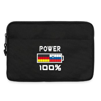 Allemagne et Slovénie Power 100% - Sacoche pour ordinateur portable 13 pouces - noir - Devant