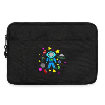 Kids Star Toys Flying Planets - Laptop bag 13" - black - Front