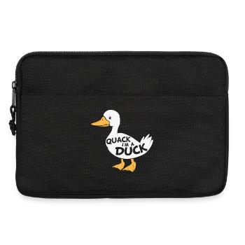 Quack I’m A Duck Lazy Halloween Costume - Laptop bag 13" - black - Front
