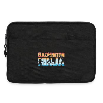 Badminton Ninja Badminton Spieler - Laptoptasche 13" - Schwarz - Vorne