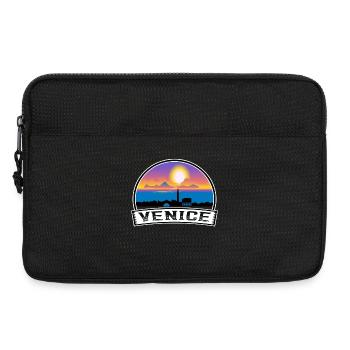 Venedig Italien Skyline Vintage Sonnenuntergang Reisen Souveni - Laptoptasche 13" - Schwarz - Vorne