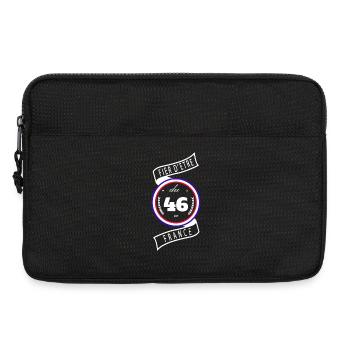 Fier d'être du 46 - Sacoche pour ordinateur portable 13 pouces - noir - Devant