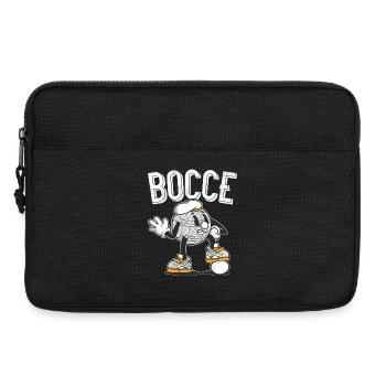 Bocce Boccekugel Weihnachtsmütze Bocce Ball - Laptoptasche 13" - Schwarz - Vorne