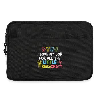 Lehrer lieben meinen Job aus kleinen Gründen - Laptoptasche 13" - Schwarz - Vorne