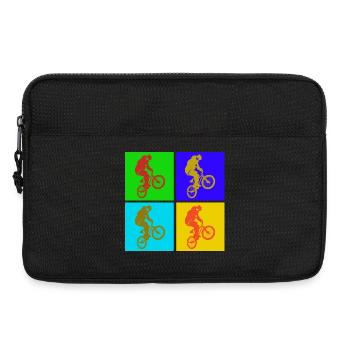 BMX Pop Art  - Laptoptasche 13" - Schwarz - Vorne