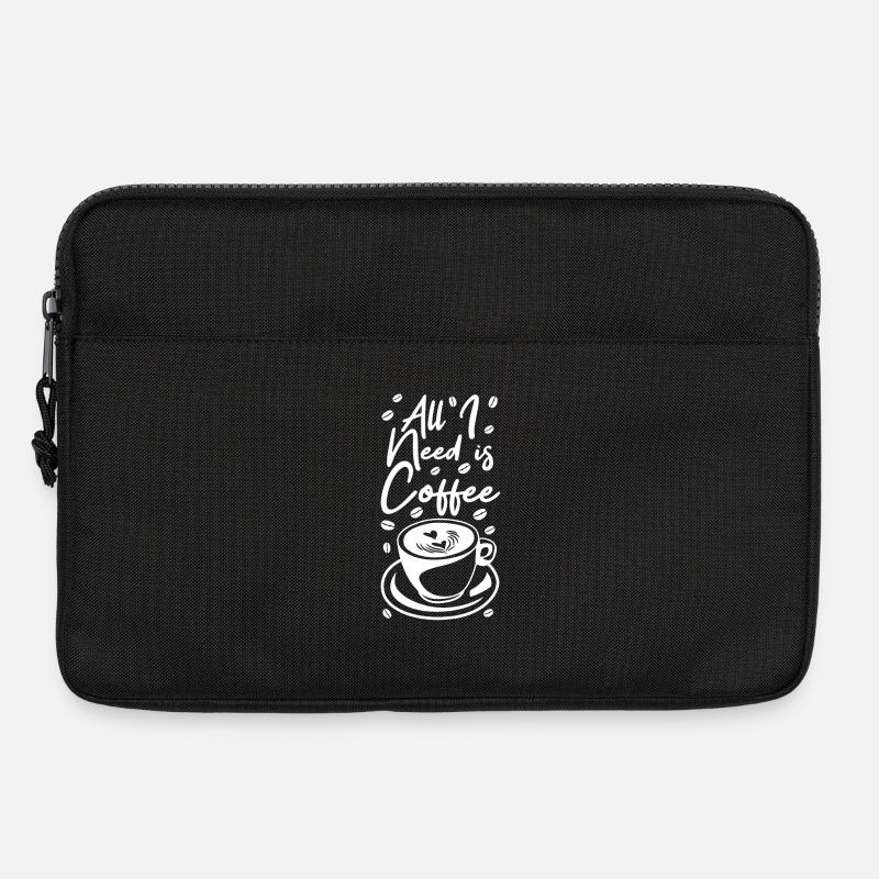 Funny coffee saying - Laptop bag 13" - black