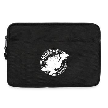 Donegal Ireland Map | County Outline Stamp - Laptop bag 13" - black - Front