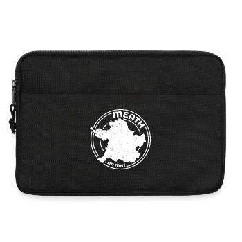 Meath Ireland Map | County Outline Stamp - Laptop bag 13" - black - Front