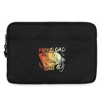 Disc Jockey Papa - Sacoche pour ordinateur portable 13 pouces - noir - Devant