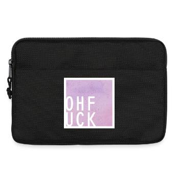 ohfck - Laptoptasche 13" - Schwarz - Vorne