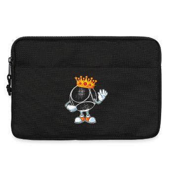 Tenue Boule King pour les joueurs de boules pour les boules - Sacoche pour ordinateur portable 13 pouces - noir - Devant
