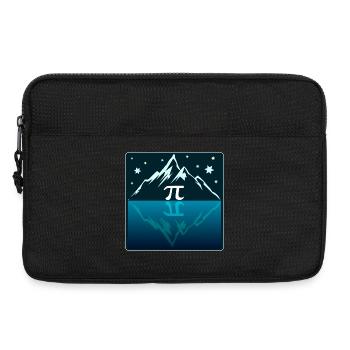 Wandern Zahl Pi - Laptoptasche 13" - Schwarz - Vorne