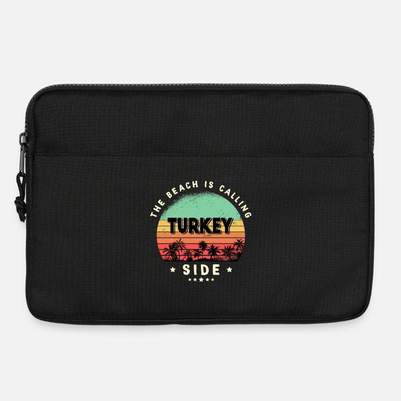 Side Türkei Beach Design - Laptoptasche 13" - Schwarz
