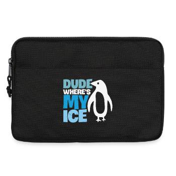 Penguin Global Warming Climate Change - Laptop bag 13" - black - Front