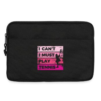 Tennis filles - Sacoche pour ordinateur portable 13 pouces - noir - Devant