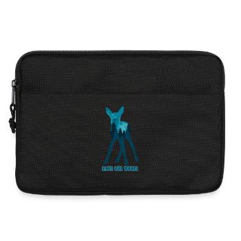 Climate Change Environmental Protection Roe Deer - Laptop bag 13" - black - Front