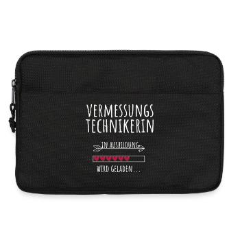 Vermessungstechnikerin in Ausbildung Geschenk - Laptoptasche 13" - Schwarz - Vorne