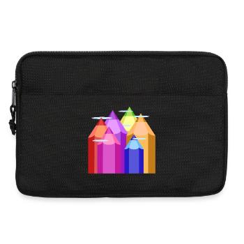 Peaks of Color - Laptoptasche 13" - Schwarz - Vorne