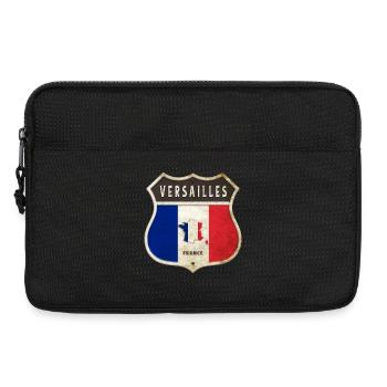 Versailles Frankreich Wappen Flaggen Design - Laptoptasche 13" - Schwarz - Vorne