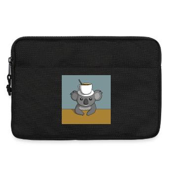 Koala Coffee Break - Laptop bag 13" - black - Front