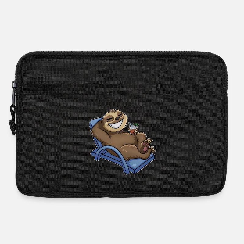 Faultier - Laptoptasche 13" - Schwarz