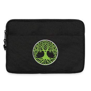 Mandala Arbre de Vie - Sacoche pour ordinateur portable 13 pouces - noir - Devant