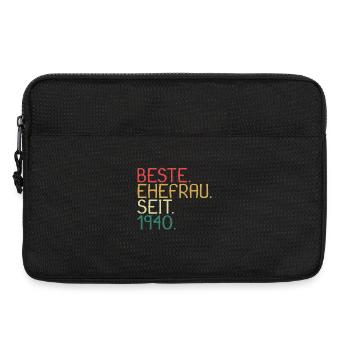 Beste Ehefrau Seit 1940 - Jahrestag Geschenk - Laptoptasche 13" - Schwarz - Vorne