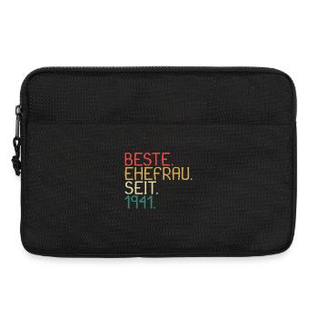 Beste Ehefrau Seit 1941 - Jahrestag Geschenk - Laptoptasche 13" - Schwarz - Vorne