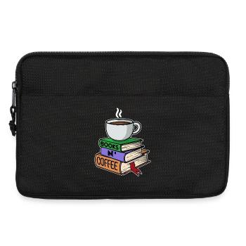Kaffeetrinker Milchkaffee Kaffee Trinken Statement - Laptoptasche 13" - Schwarz - Vorne