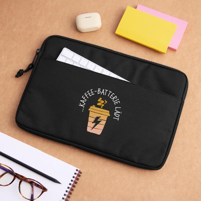 Coffee Drinking Caffeine Statement Coffee Drinker Laptop bag 13"