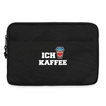 Ich Liebe Kaffee Trinken Kaffeeliebhaber Koffein - Laptoptasche 13" - Schwarz - Vorne